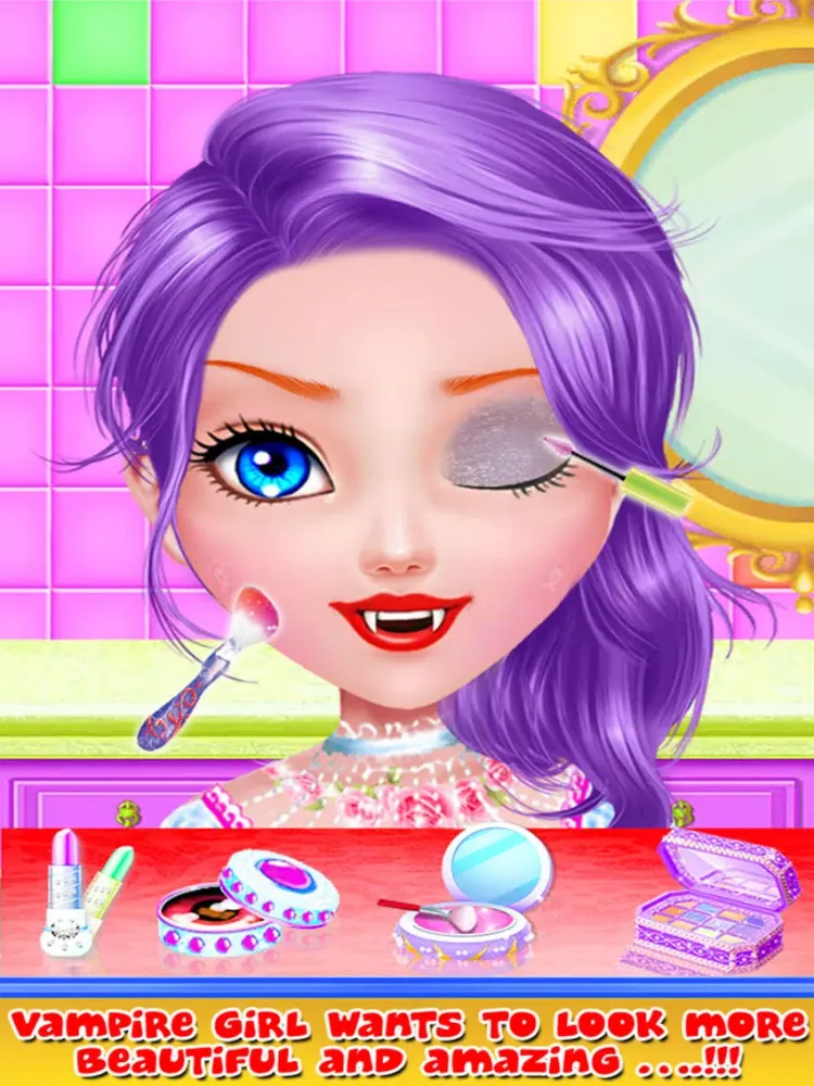 Vampire Girl Wedding HairSalon iPad 應用截圖