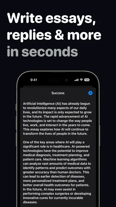 AI Writer AI Writing Assistant Screenshots