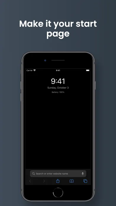 Capturas de tela do TodayTab: Start Tab for Safari