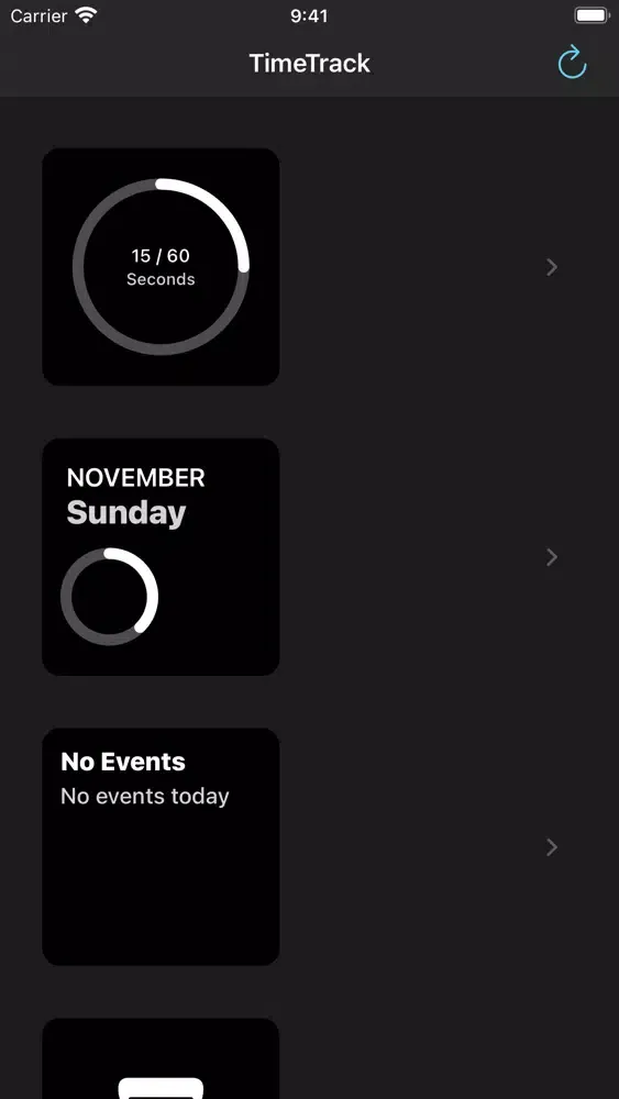 Ảnh chụp màn hình của TimeTrack - Widgets