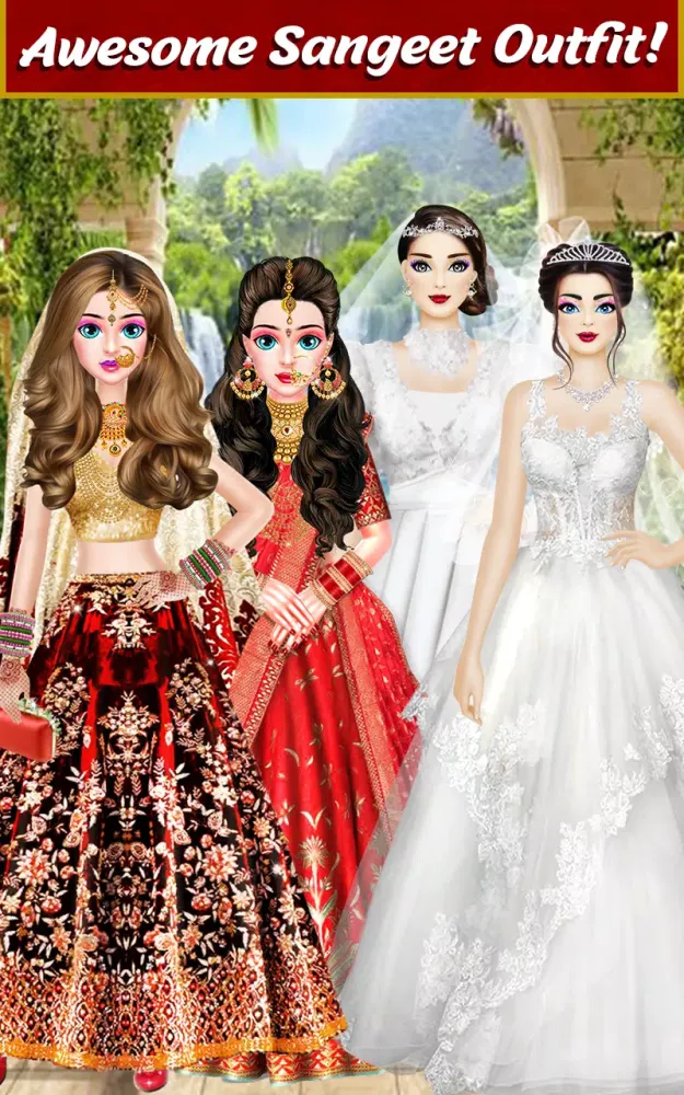 Indian Wedding Makeup Games應用截圖