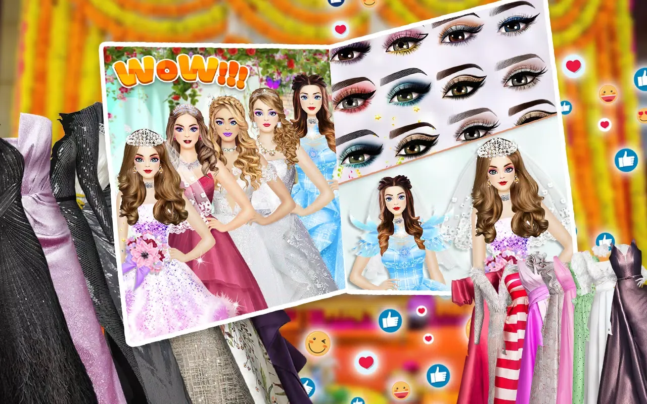 Indian Wedding Makeup Games應用截圖