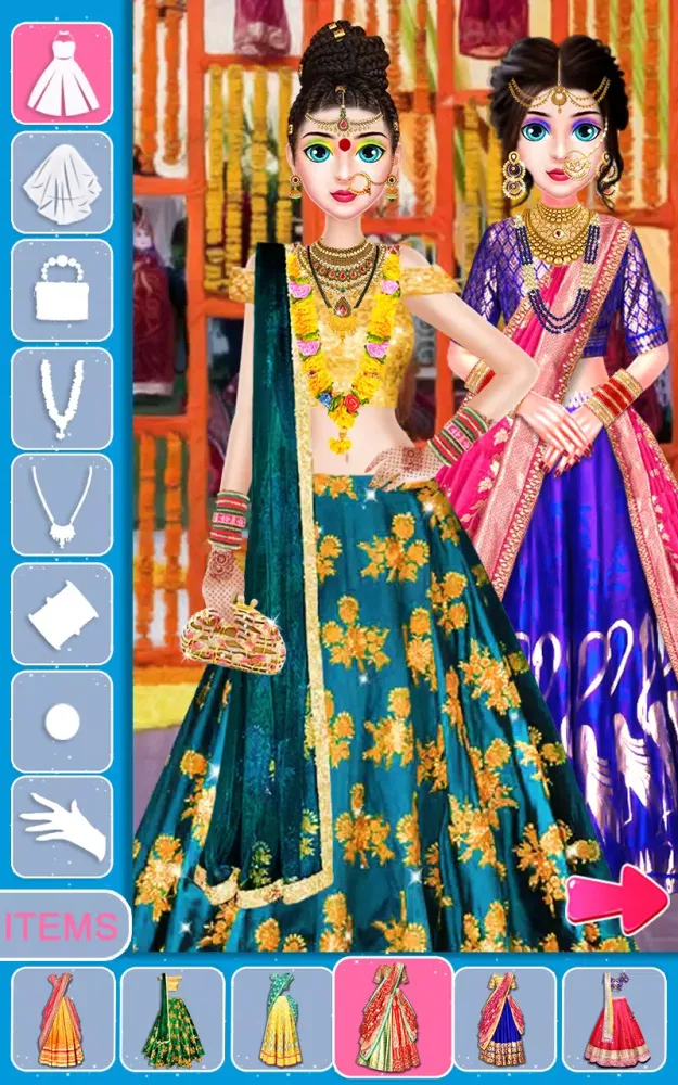 Indian Bride Makeup Dress Game Screenshots