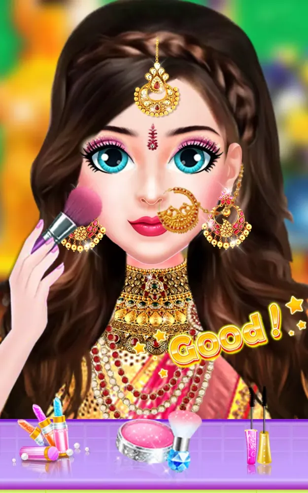 Indian Bride Makeup Dress Game Screenshots