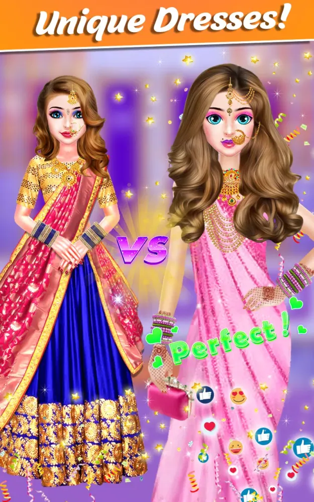 Indian Bride Makeup Dress Game Screenshots