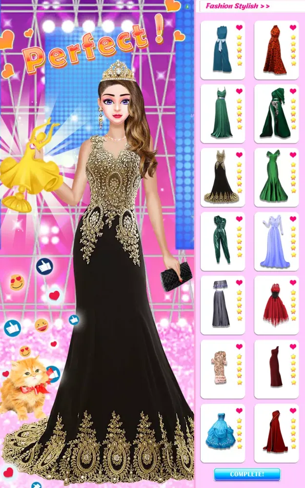 Fashion Show Game: Makeup Game应用截图