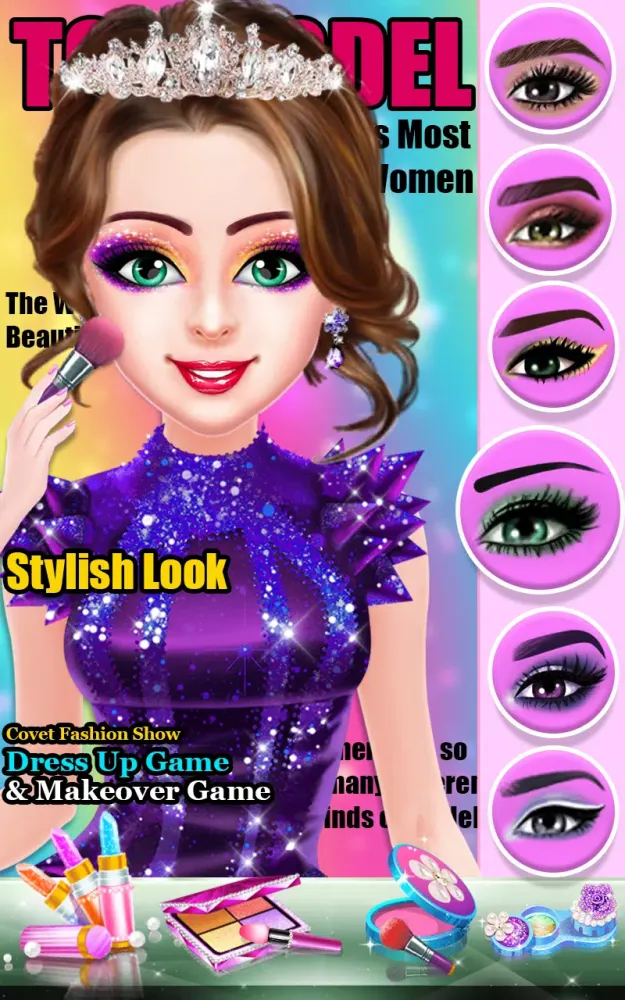 Fashion Show Game: Makeup Game应用截图