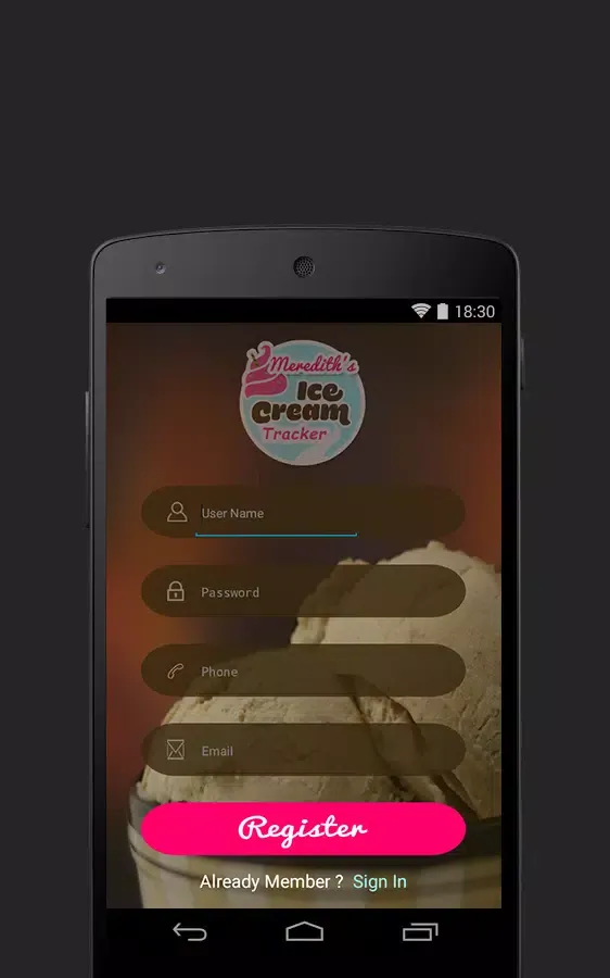 Ice Cream Tracker应用截图