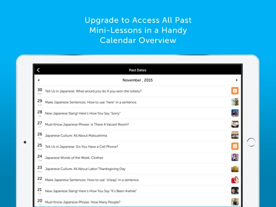 Daily Dose of Language iPad  سکرین شاٹس