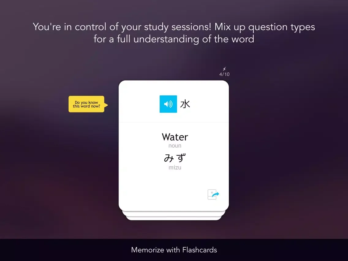 Capturas de tela do Learn Japanese - WordPower iPad 