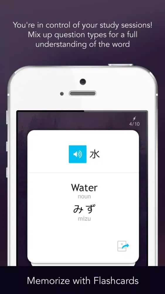 Capturas de tela do Learn Japanese - WordPower