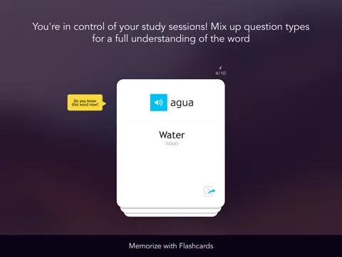 Learn Spanish - Free WordPower iPad 应用截图
