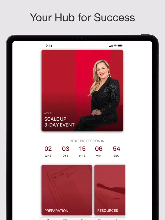 ภาพหน้าจอของ Susie Carder - Scale Up Event iPad 