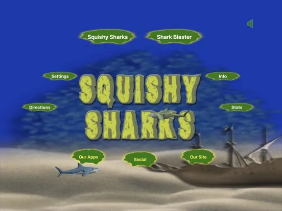 تصاویر Squishy Sharks iPad 