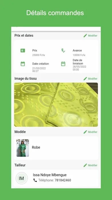 Captures d'écran de Wax App