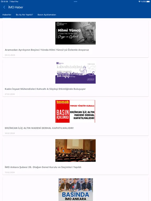 İMO Ankara iPad 应用截图