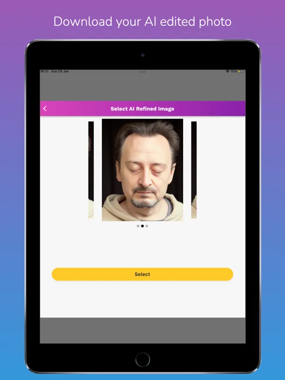 Snap Refine with AI iPad  Ekran Görüntüleri