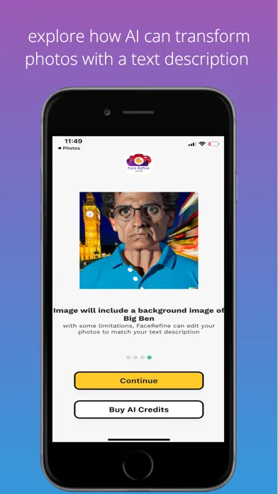 Snap Refine with AI Ekran Görüntüleri
