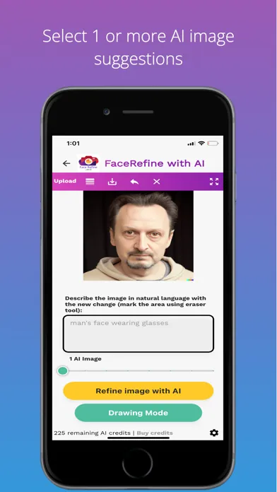 Snap Refine with AI Ekran Görüntüleri