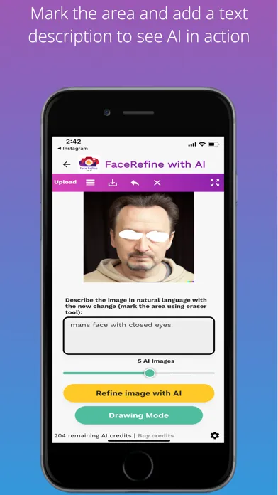 Snap Refine with AI Ekran Görüntüleri