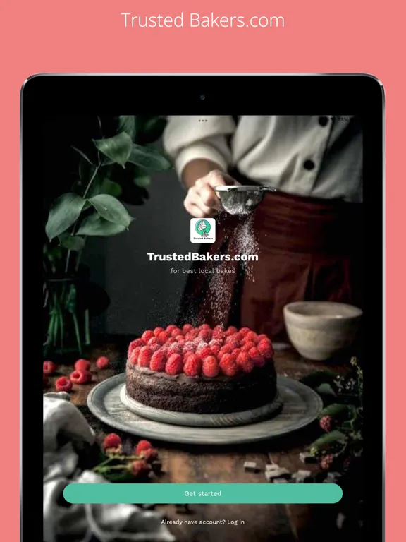 Tangkapan skrin Trusted Bakers iPad 
