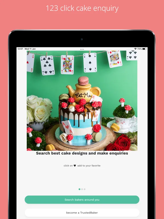 Tangkapan skrin Trusted Bakers iPad 