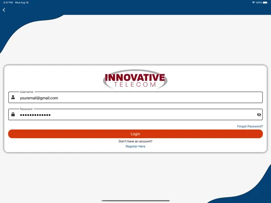 InnoTel eBill iPad  Screenshots