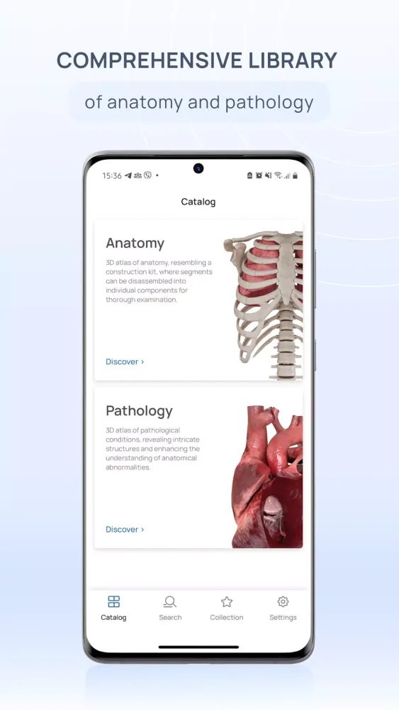 Zrzuty ekranu VOKA 3D Anatomy & Pathology