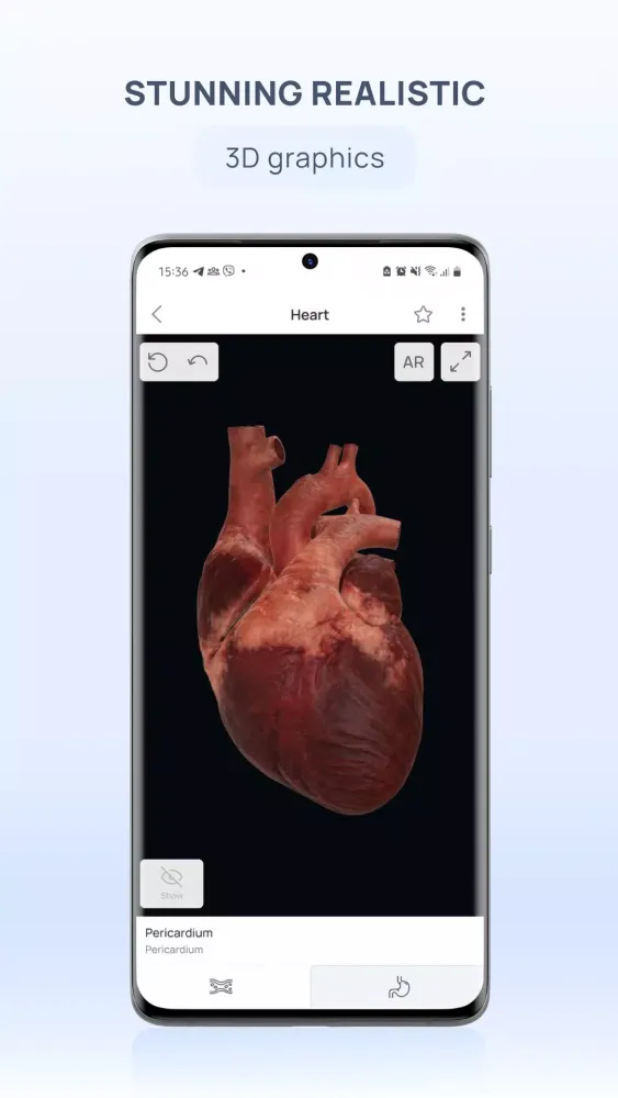Zrzuty ekranu VOKA 3D Anatomy & Pathology