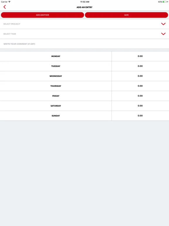 InTime – The Mobile Timesheet and Expenses App fro iPad Screenshots