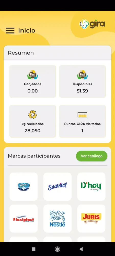 Capturas de pantalla de GIRA
