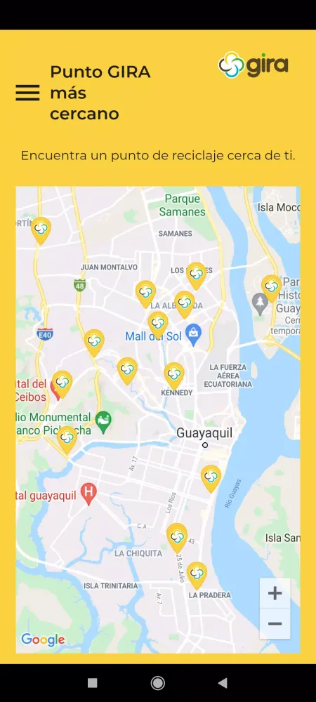 Capturas de pantalla de GIRA