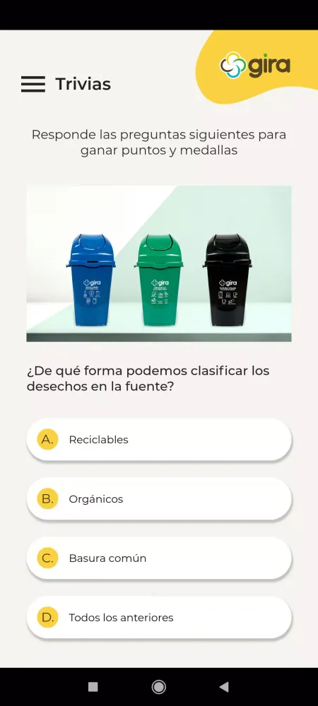 Capturas de pantalla de GIRA