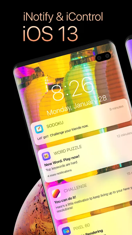 Ảnh chụp màn hình của iNotify iOS 12