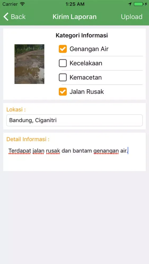 تصاویر Aplikasi Jalan Kita