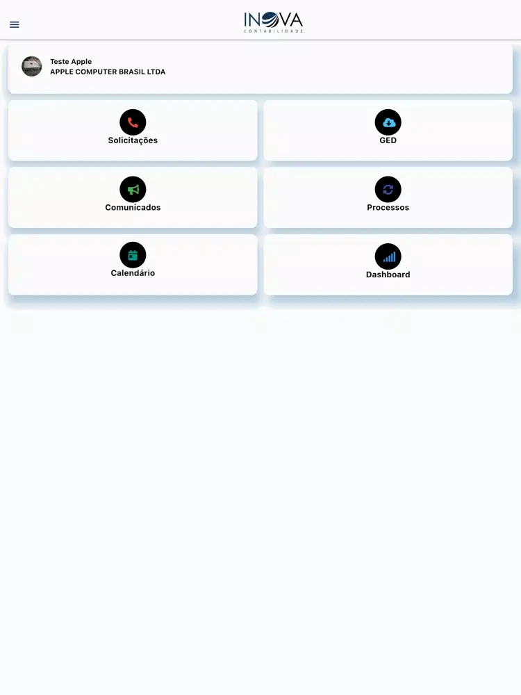 Screenshot di Inova Contabilidade iPad 