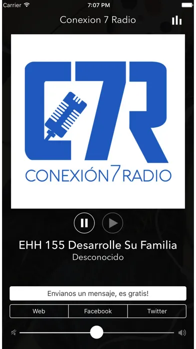 Conexión 7 Radio Screenshots