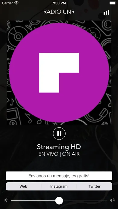 Capturas de pantalla de Radio UNR