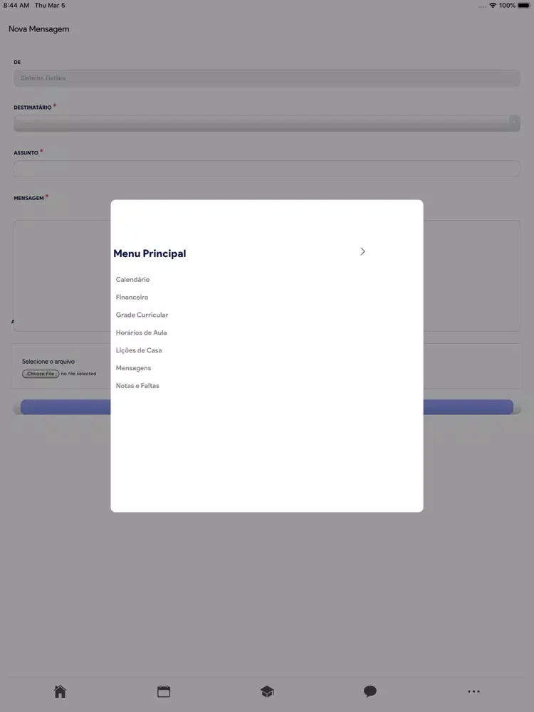 Galileu - App Pais e Alunos iPad  स्क्रीनशॉट