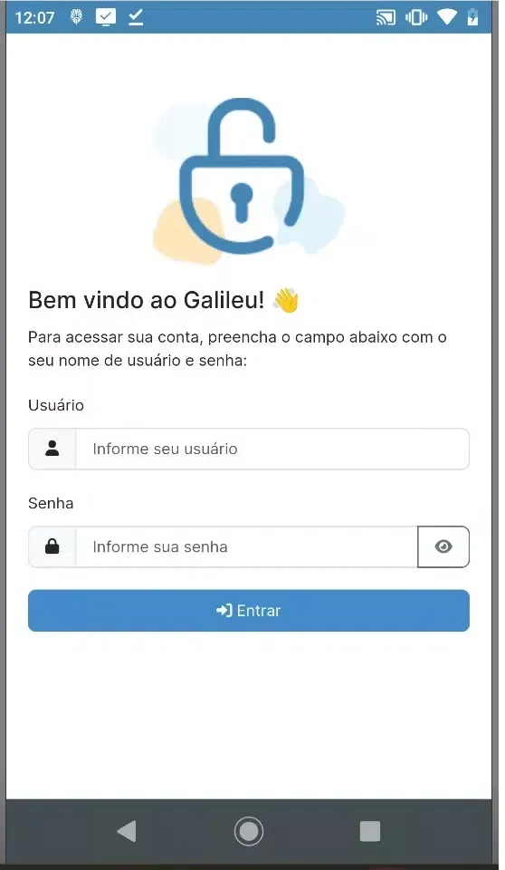GALILEU - App do Professor Screenshots