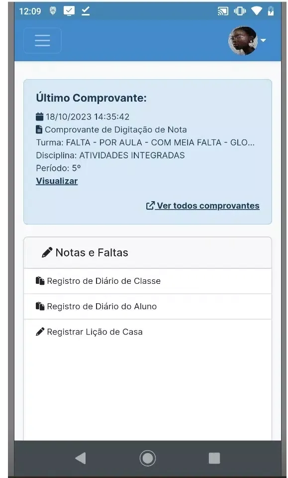 GALILEU - App do Professor Screenshots