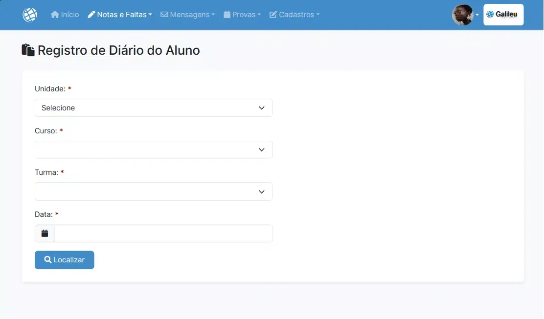 GALILEU - App do Professor Screenshots