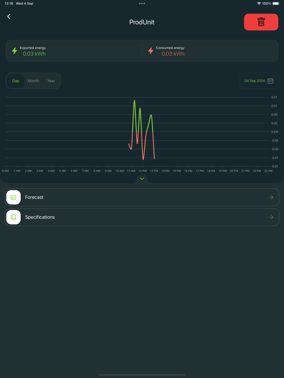 Screenshot di Inowattio iPad 