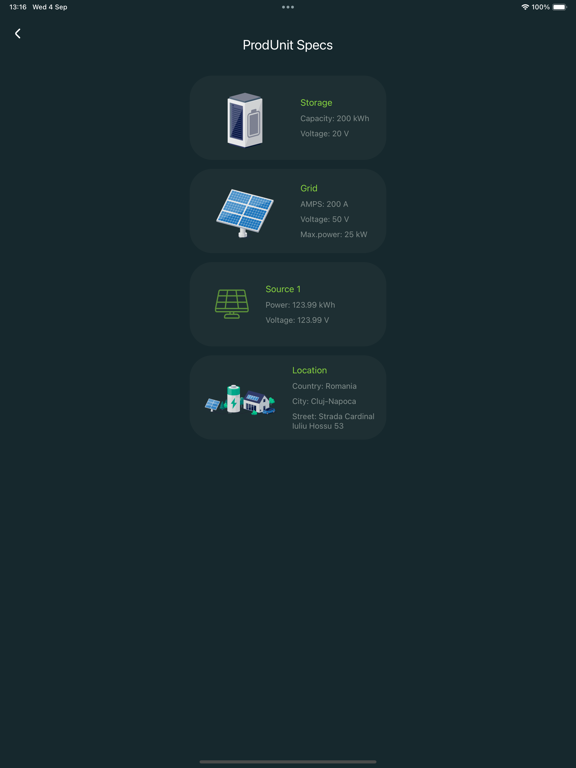 Screenshot di Inowattio iPad 