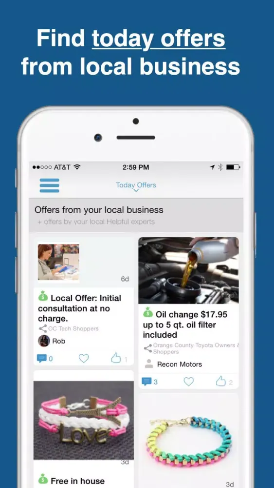 تصاویر Helpful - the local shopping community app