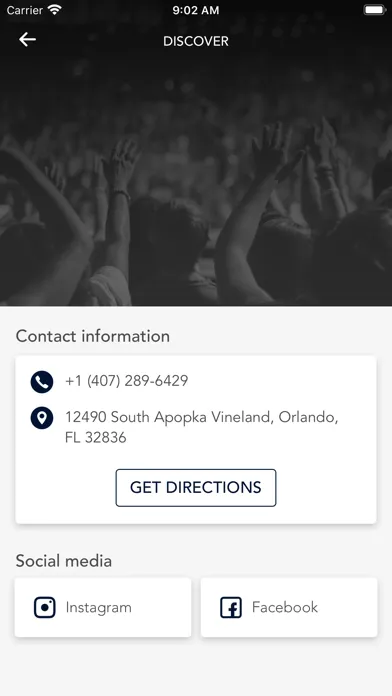 Ảnh chụp màn hình của Alcance Orlando