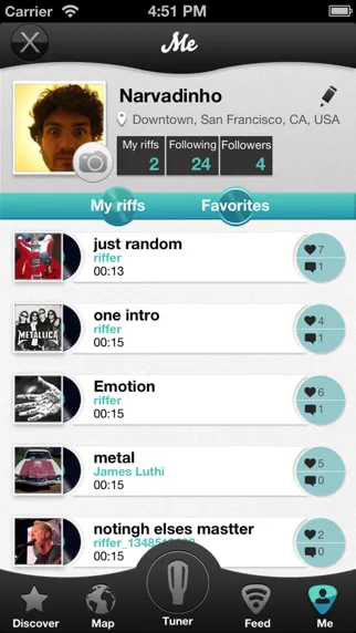 Tangkapan layar Tuner Tool, Guitar Tuning Made Easy
