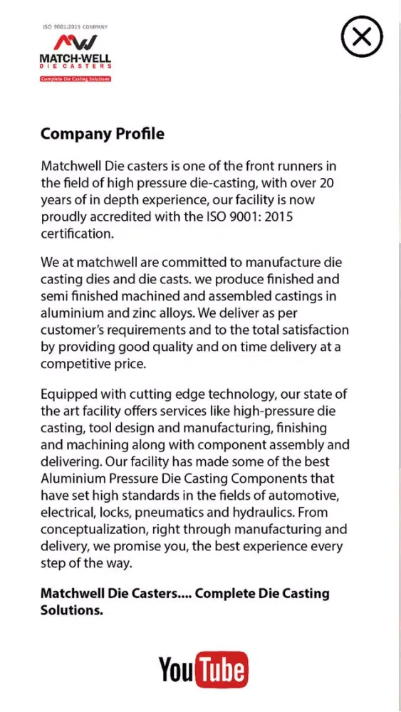 Matchwell Die Casters スクリーンショット