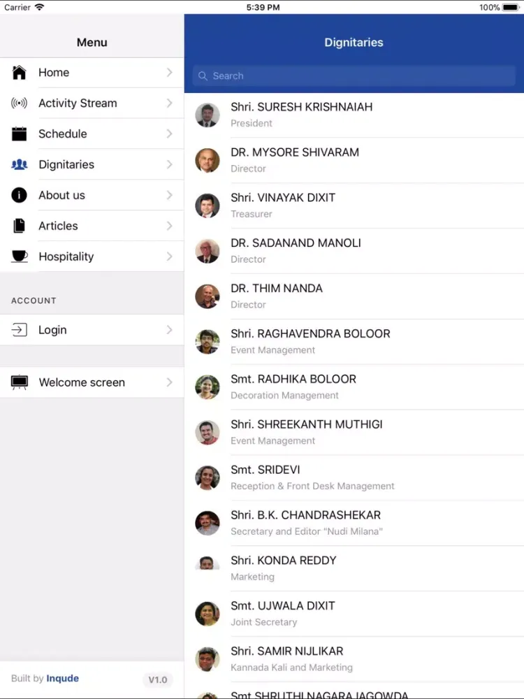 Ảnh chụp màn hình của Milana iPad 