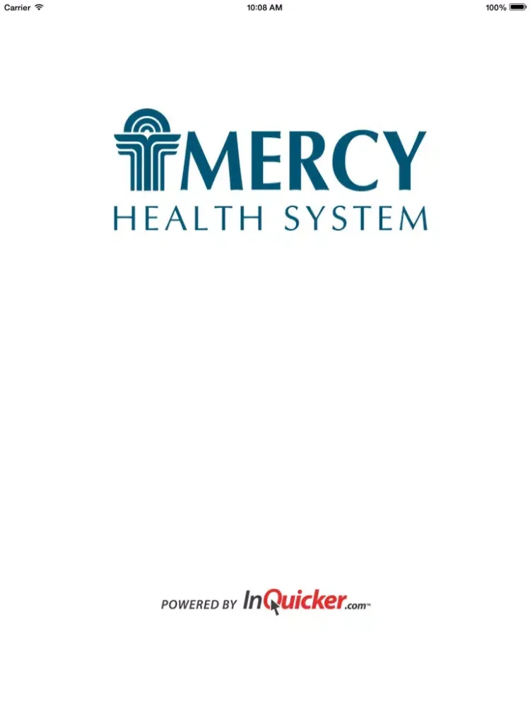 InQuicker: Mercy Health System Illinois iPad  Screenshots